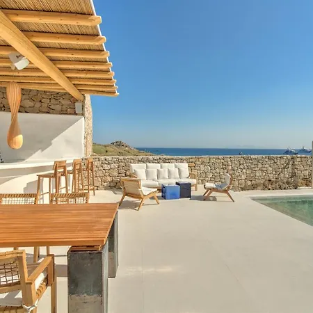 Villa The Absolute Beachfront Luxury Platys Gialos (Mykonos)